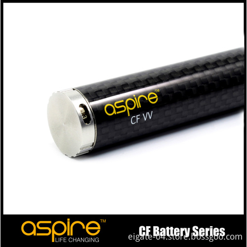 Newest Aspire Carbon Fibre Battery 900/1300/1600mAh, CF G-Power/CF VV